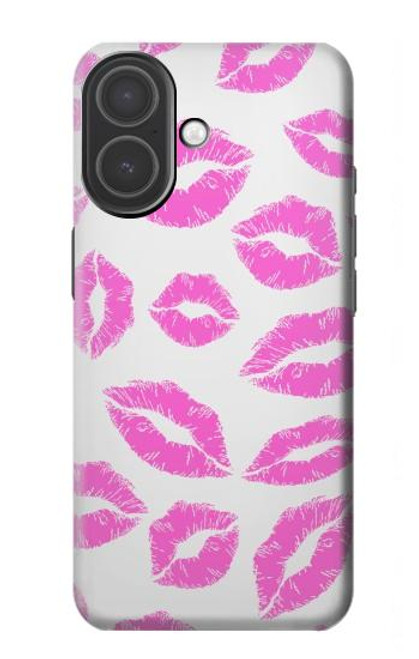 S2214 Pink Lips Kisses Hülle Schutzhülle Taschen für iPhone 17