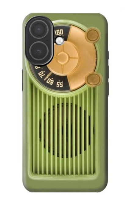 S2656 Vintage Bakelite Radio Green Hülle Schutzhülle Taschen für iPhone 17