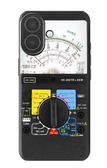 S2660 Analog Multimeter Graphic Printed Hülle Schutzhülle Taschen für iPhone 17