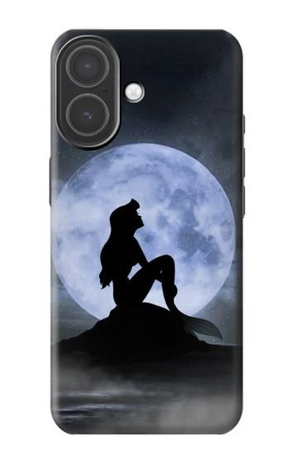 S2668 Mermaid Silhouette Moon Night Hülle Schutzhülle Taschen für iPhone 17