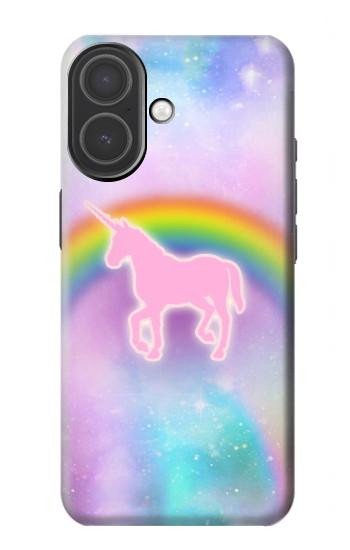 S3070 Rainbow Unicorn Pastel Sky Hülle Schutzhülle Taschen für iPhone 17