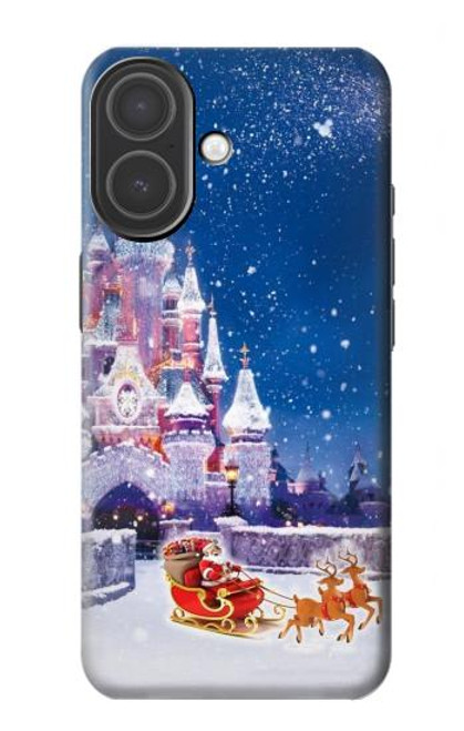 S3282 Santa Xmas Castle Hülle Schutzhülle Taschen für iPhone 17