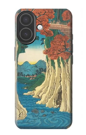 S3348 Utagawa Hiroshige The Monkey Bridge Hülle Schutzhülle Taschen für iPhone 17