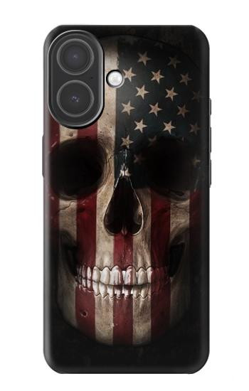 S3850 American Flag Skull Hülle Schutzhülle Taschen für iPhone 17