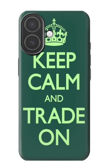 S3862 Keep Calm and Trade On Hülle Schutzhülle Taschen für iPhone 17