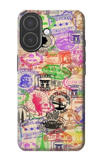 S3904 Travel Stamps Hülle Schutzhülle Taschen für iPhone 17