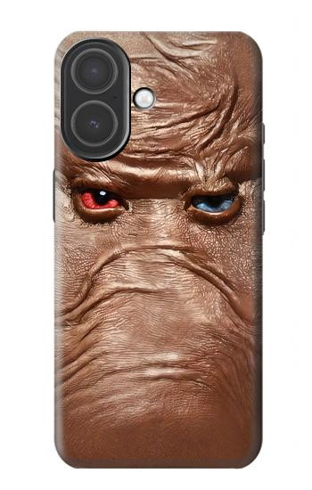 S3940 Leather Mad Face Graphic Paint Hülle Schutzhülle Taschen für iPhone 17