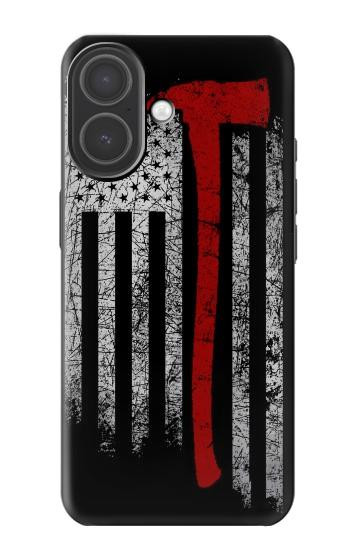 S3958 Firefighter Axe Flag Hülle Schutzhülle Taschen für iPhone 17