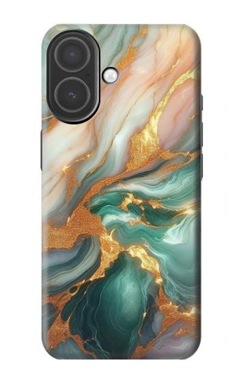 S3993 Green Marble Gold Veins Hülle Schutzhülle Taschen für iPhone 17