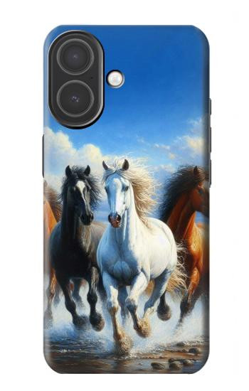 S3996 Horse Running Hülle Schutzhülle Taschen für iPhone 17