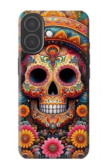 S3999 Mexican Skull Painting Hülle Schutzhülle Taschen für iPhone 17