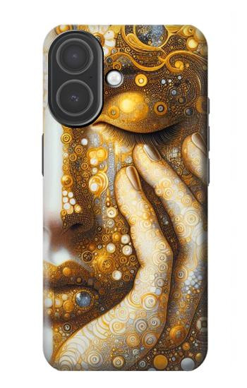 S4026 Women Crying Golden Tear Hülle Schutzhülle Taschen für iPhone 17