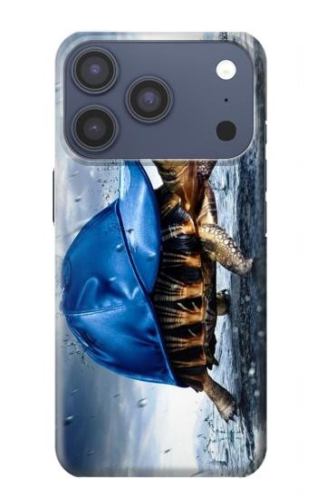 S0084 Turtle in the Rain Hülle Schutzhülle Taschen für iPhone 17 Pro, 18 Pro