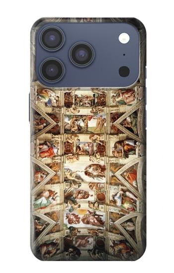 S0177 Michelangelo Chapel ceiling Hülle Schutzhülle Taschen für iPhone 17 Pro
