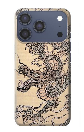S0318 Antique Dragon Hülle Schutzhülle Taschen für iPhone 17 Pro, 18 Pro