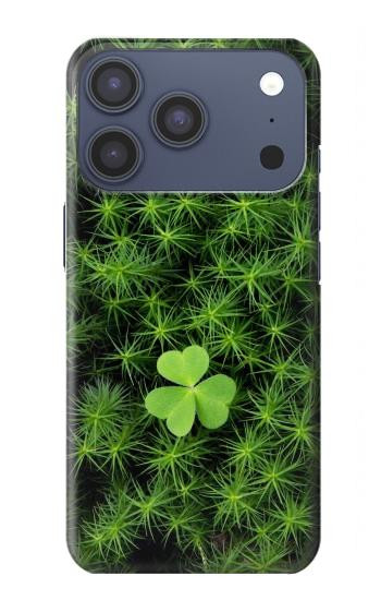 S0358 Clover Lucky Leaf Hülle Schutzhülle Taschen für iPhone 17 Pro