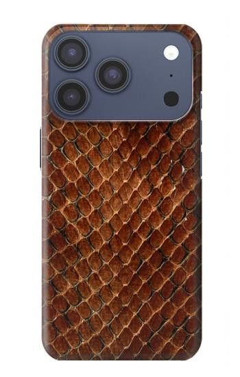 S0555 Snake Skin Hülle Schutzhülle Taschen für iPhone 17 Pro, 18 Pro