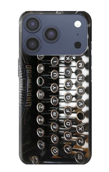 S0620 Typewriter Hülle Schutzhülle Taschen für iPhone 17 Pro, 18 Pro
