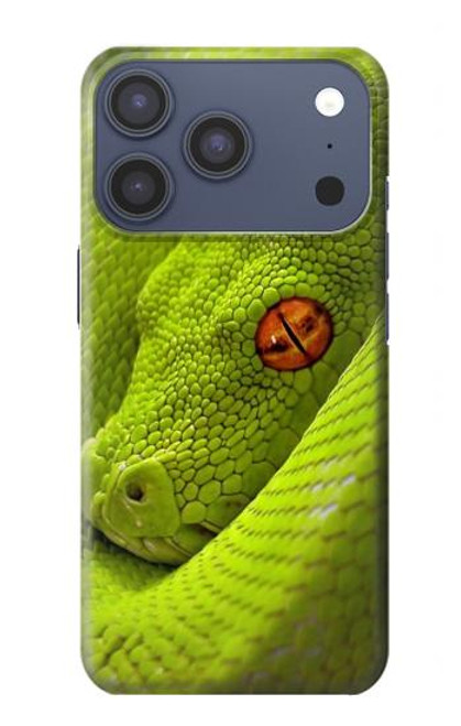 S0785 Green Snake Hülle Schutzhülle Taschen für iPhone 17 Pro