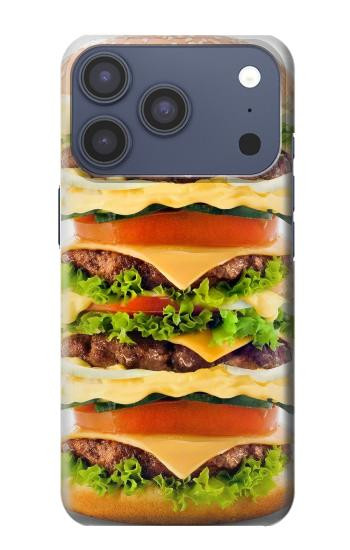 S0790 Hamburger Hülle Schutzhülle Taschen für iPhone 17 Pro, 18 Pro