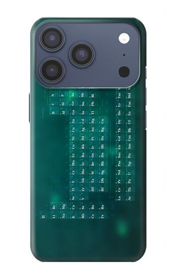 S0846 Chemistry Periodic Table Hülle Schutzhülle Taschen für iPhone 17 Pro