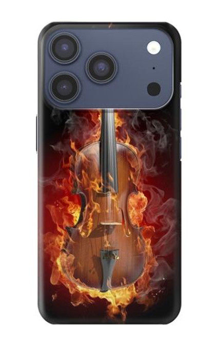 S0864 Fire Violin Hülle Schutzhülle Taschen für iPhone 17 Pro