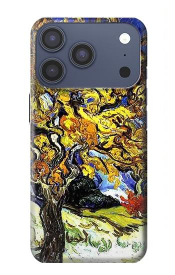 S0902 Mulberry Tree Van Gogh Hülle Schutzhülle Taschen für iPhone 17 Pro, 18 Pro