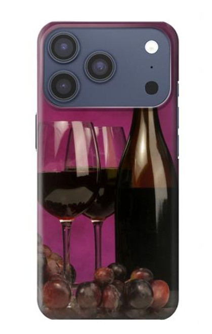 S0910 Red Wine Hülle Schutzhülle Taschen für iPhone 17 Pro