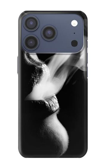 S0917 Sexy Lip Girl Smoking Hülle Schutzhülle Taschen für iPhone 17 Pro
