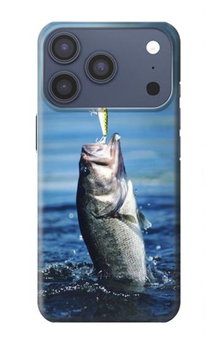 S1594 Bass Fishing Hülle Schutzhülle Taschen für iPhone 17 Pro
