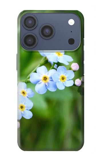 S1818 Forget Me Not Hülle Schutzhülle Taschen für iPhone 17 Pro, 18 Pro