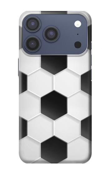S2061 Football Soccer Pattern Hülle Schutzhülle Taschen für iPhone 17 Pro, 18 Pro