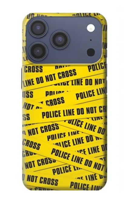 S2088 Police Line Do Not Cross Hülle Schutzhülle Taschen für iPhone 17 Pro