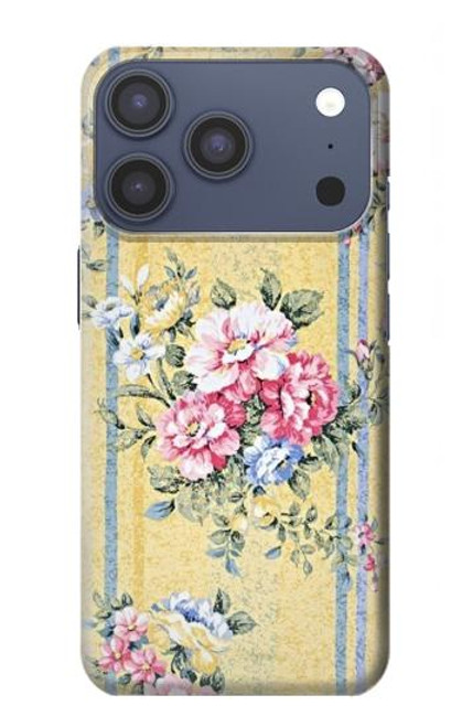 S2229 Vintage Flowers Hülle Schutzhülle Taschen für iPhone 17 Pro