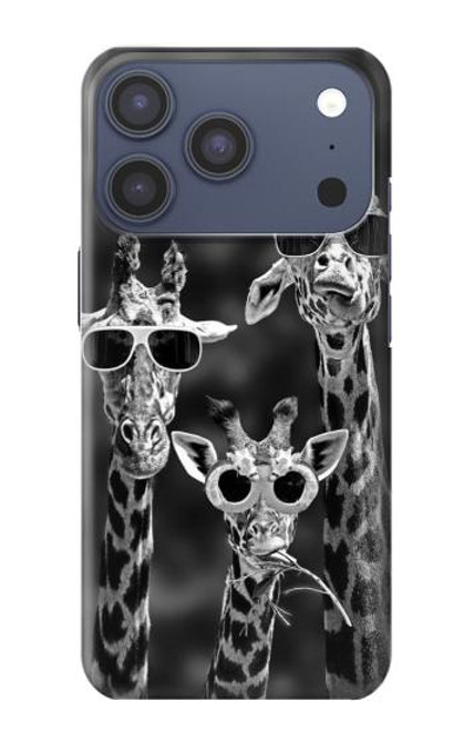 S2327 Giraffes With Sunglasses Hülle Schutzhülle Taschen für iPhone 17 Pro