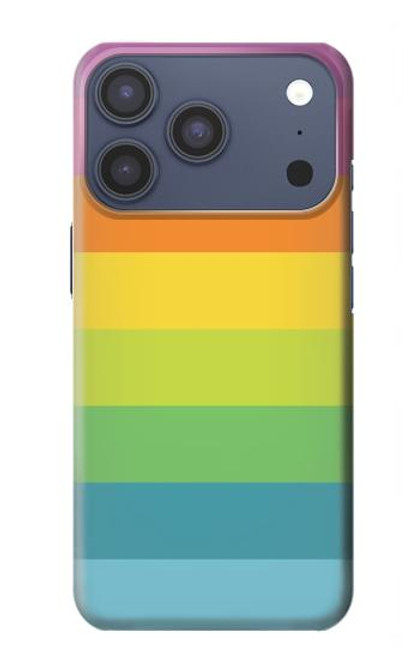 S2363 Rainbow Pattern Hülle Schutzhülle Taschen für iPhone 17 Pro