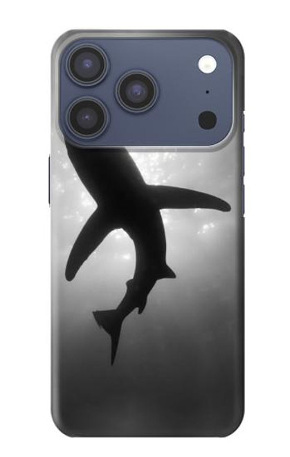 S2367 Shark Monochrome Hülle Schutzhülle Taschen für iPhone 17 Pro