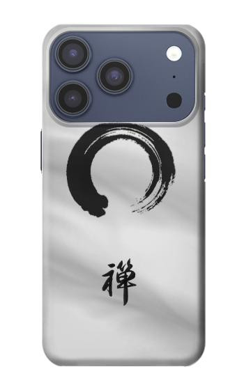 S2398 Zen Buddhism Symbol Hülle Schutzhülle Taschen für iPhone 17 Pro, 18 Pro