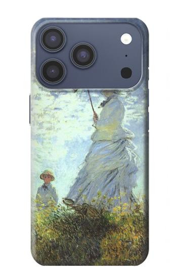 S2415 Claude Monet Woman with a Parasol Hülle Schutzhülle Taschen für iPhone 17 Pro, 18 Pro
