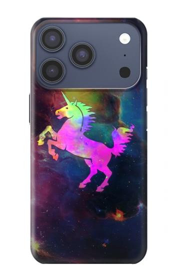 S2486 Rainbow Unicorn Nebula Space Hülle Schutzhülle Taschen für iPhone 17 Pro