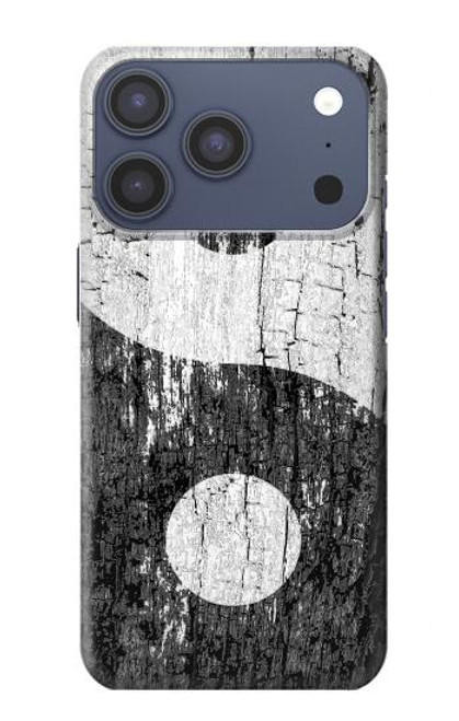 S2489 Yin Yang Wood Graphic Printed Hülle Schutzhülle Taschen für iPhone 17 Pro