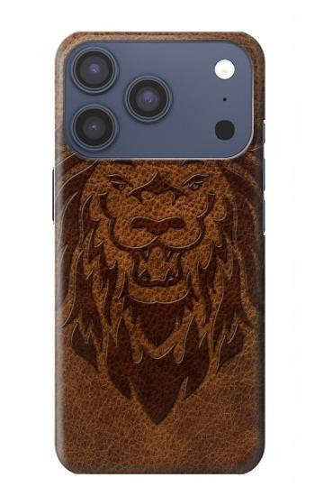 S2529 Leo Zodiac Tattoo Brown Graphic Print Hülle Schutzhülle Taschen für iPhone 17 Pro, 18 Pro