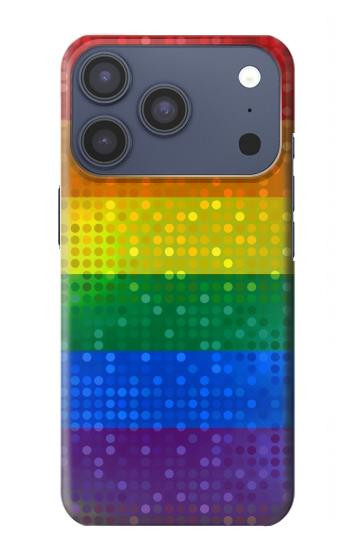 S2683 Rainbow LGBT Pride Flag Hülle Schutzhülle Taschen für iPhone 17 Pro, 18 Pro