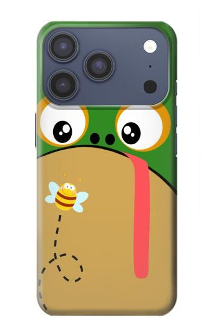 S2765 Frog Bee Cute Cartoon Hülle Schutzhülle Taschen für iPhone 17 Pro