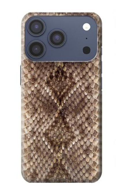 S2875 Rattle Snake Skin Graphic Printed Hülle Schutzhülle Taschen für iPhone 17 Pro