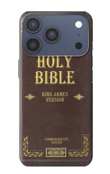 S2889 Holy Bible Cover King James Version Hülle Schutzhülle Taschen für iPhone 17 Pro
