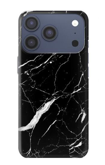 S2895 Black Marble Graphic Printed Hülle Schutzhülle Taschen für iPhone 17 Pro
