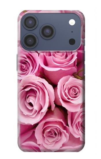 S2943 Pink Rose Hülle Schutzhülle Taschen für iPhone 17 Pro, 18 Pro