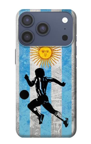 S2977 Argentina Football Soccer Hülle Schutzhülle Taschen für iPhone 17 Pro