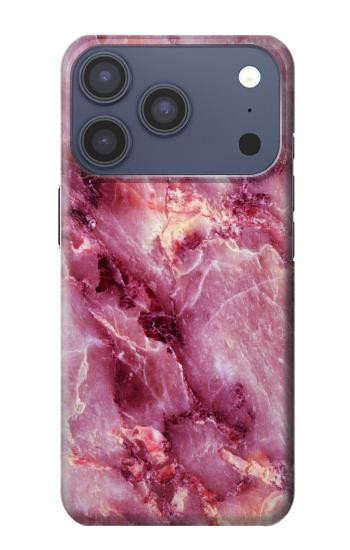 S3052 Pink Marble Graphic Printed Hülle Schutzhülle Taschen für iPhone 17 Pro
